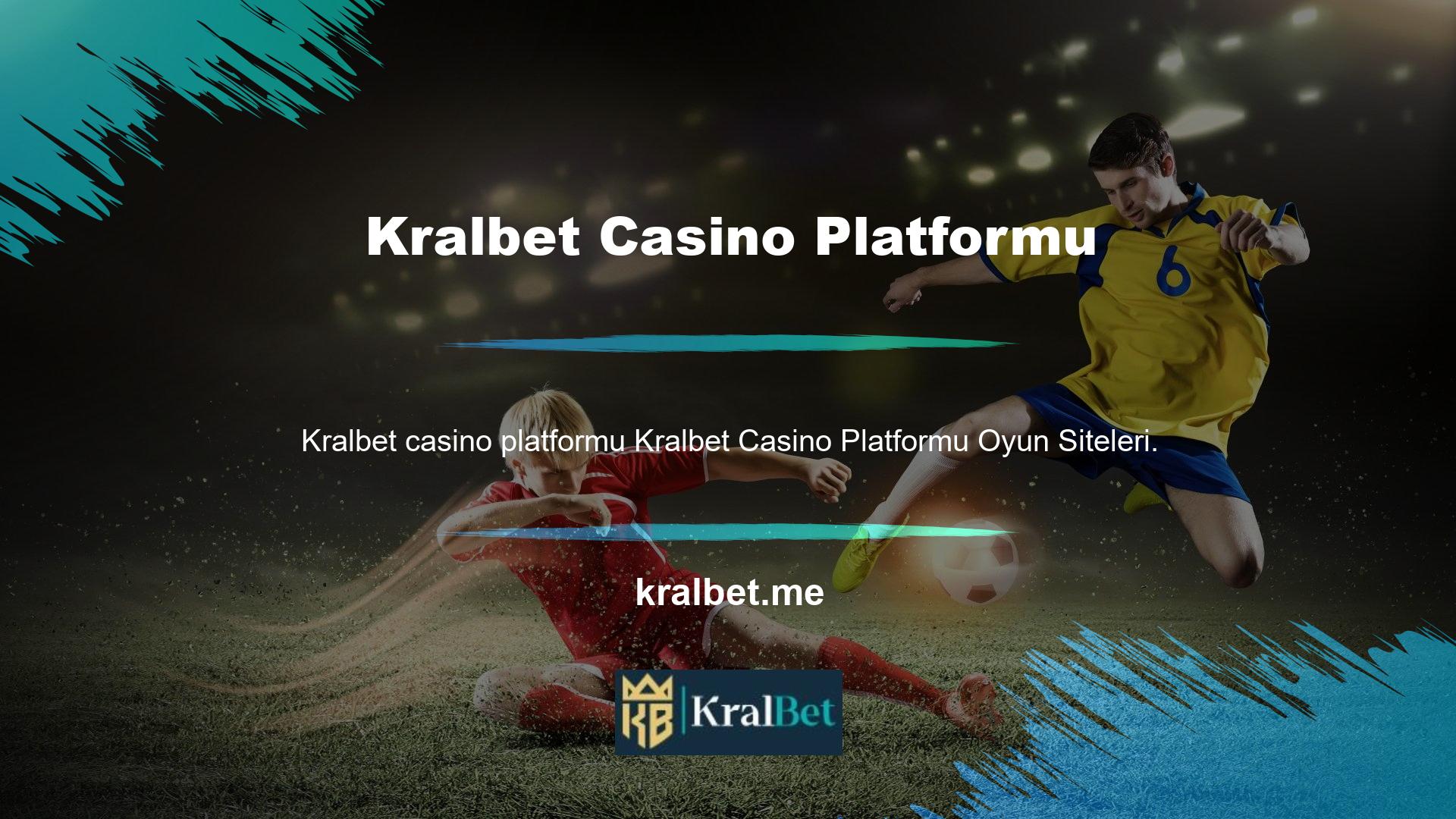 Türkiye'nin güvenilir online casino platformu Kralbet, her türlü spor etkinliği için tüm bahis seçeneklerini sunmaktadır